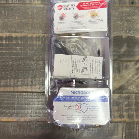 Kwikset SmartKey Security Classic Bronze Entry Knob and Single Cylinder Deadbolt - Picture 2 of 3